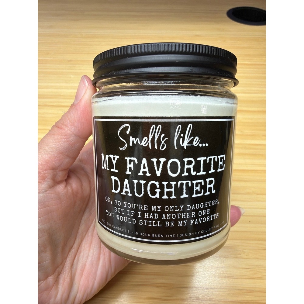 Kelley Ann Favorite Daughter‎ Cinnamon Vanilla Soy Candle 9oz New Unused